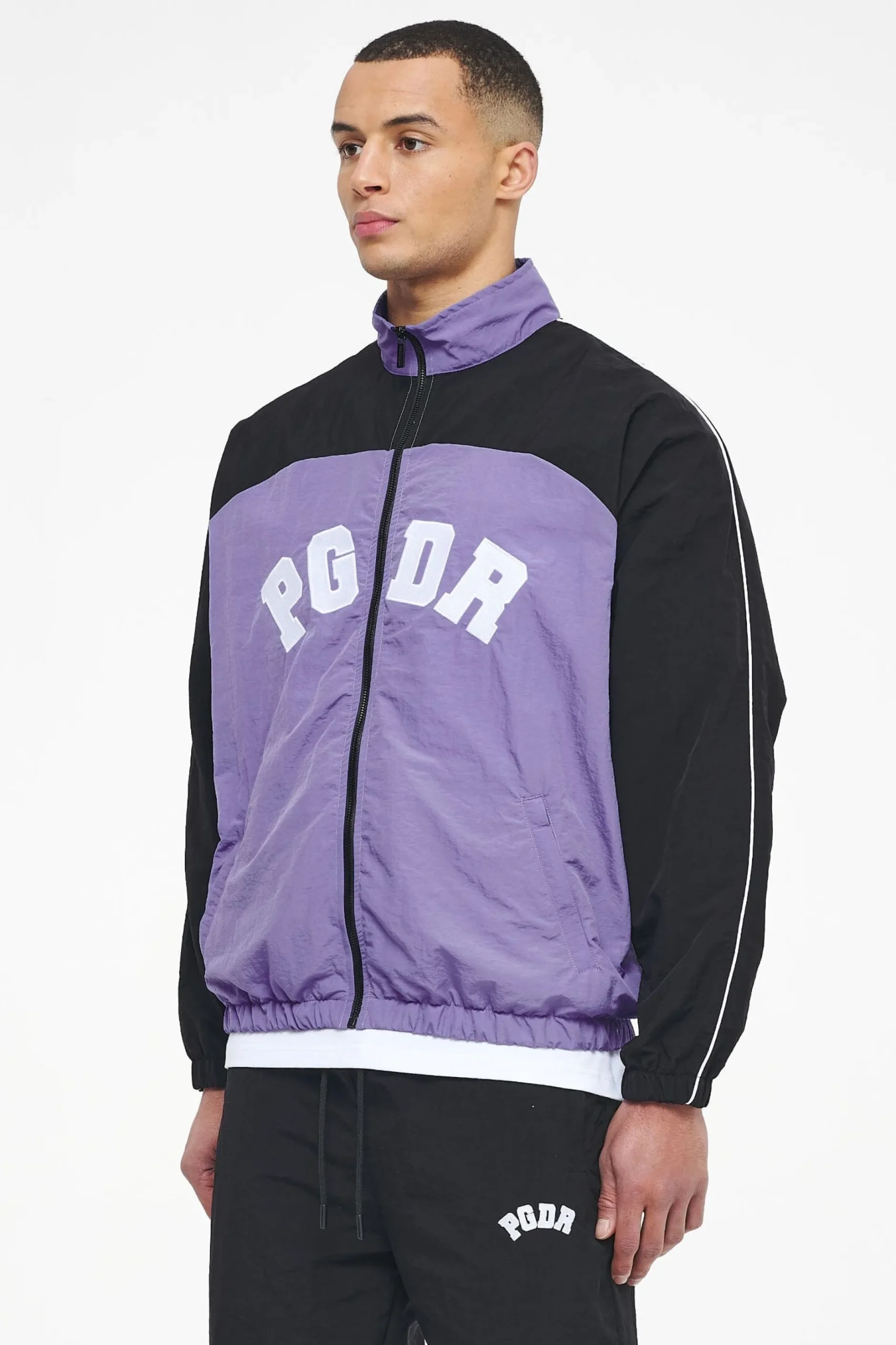 Pegador Track Jackets|Ascot Track Jacket Black Magic Violet