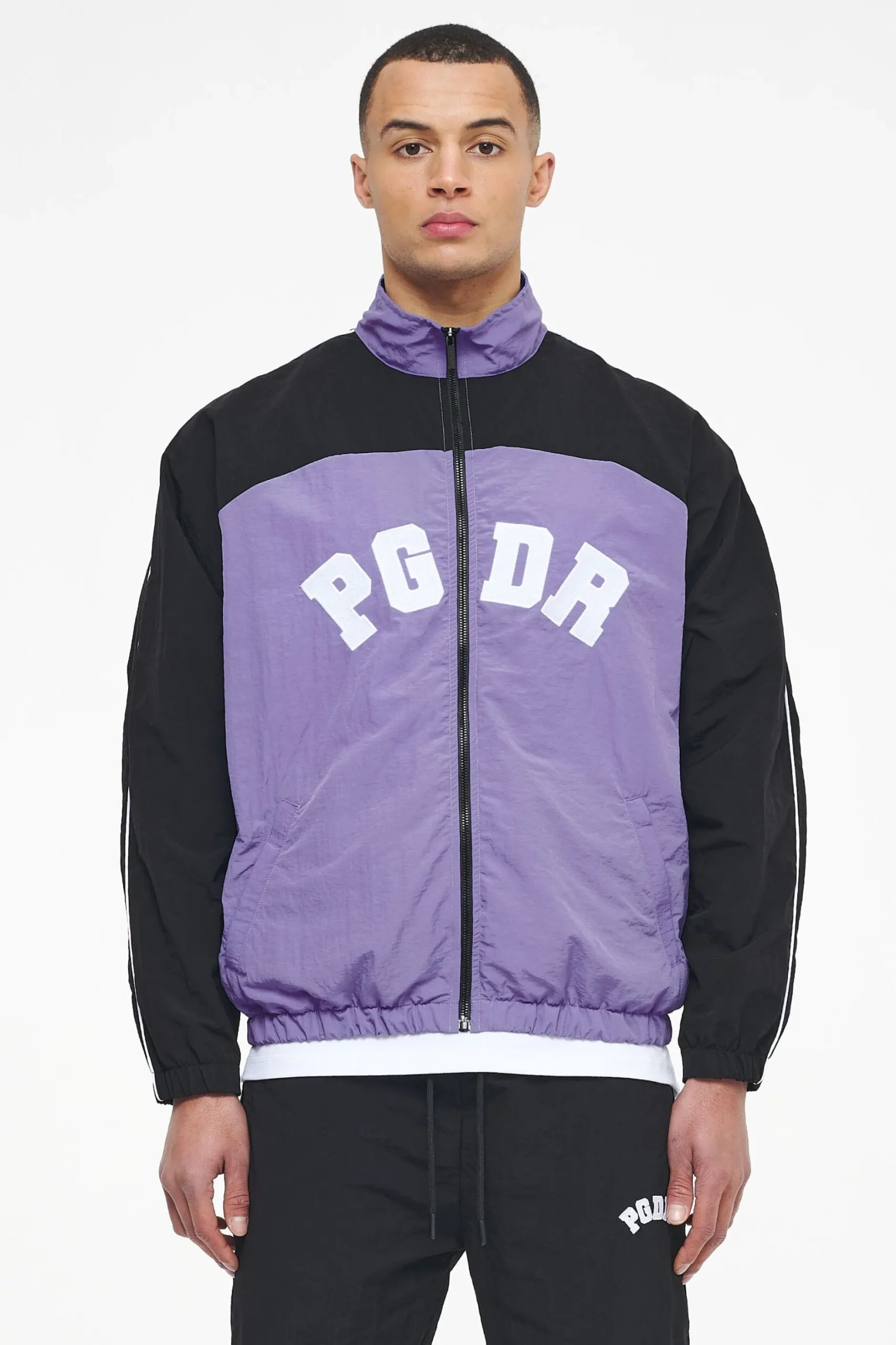 Pegador Track Jackets|Ascot Track Jacket Black Magic Violet
