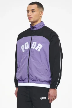 Pegador Track Jackets|Ascot Track Jacket Black Magic Violet