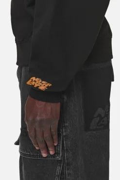 Pegador Hoodies|Zip Hoodies|Astor Boxy Sweat Jacket Washed Black