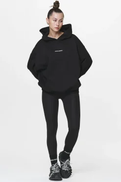 Pegador Hoodies|Atna Logo Oversized Hoodie Black