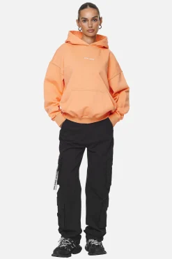 Pegador Hoodies|Atna Logo Oversized Hoodie  Washed Apricot White