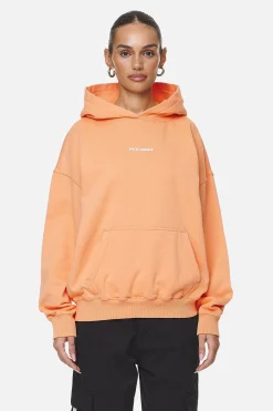 Pegador Hoodies|Atna Logo Oversized Hoodie  Washed Apricot White
