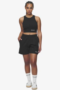 Pegador Tops|Ayla Crop Top White Black