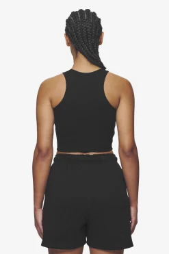 Pegador Tops|Ayla Crop Top White Black