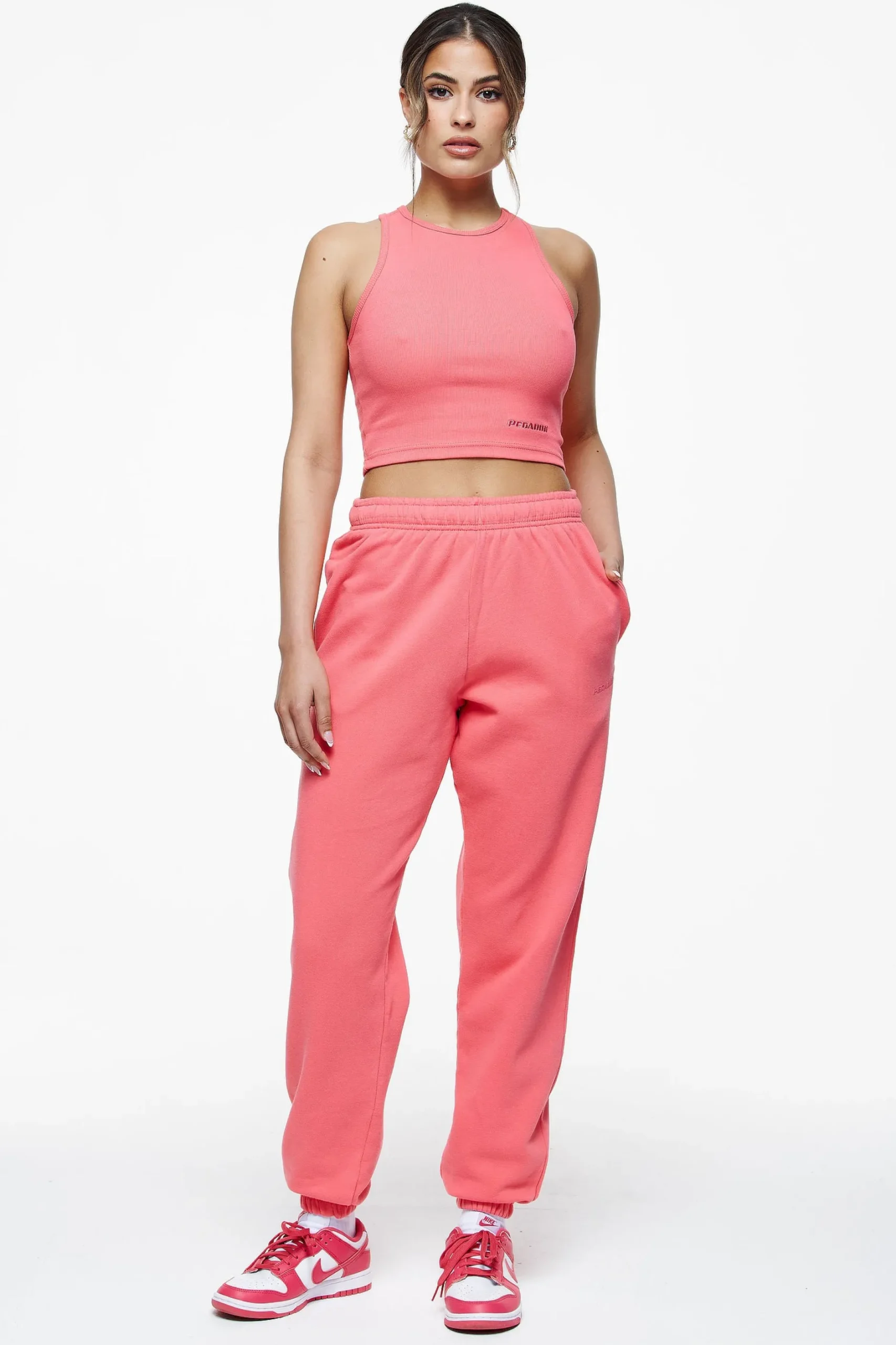 Pegador Tops|Ayla Crop Top Vintage Washed Strawberry