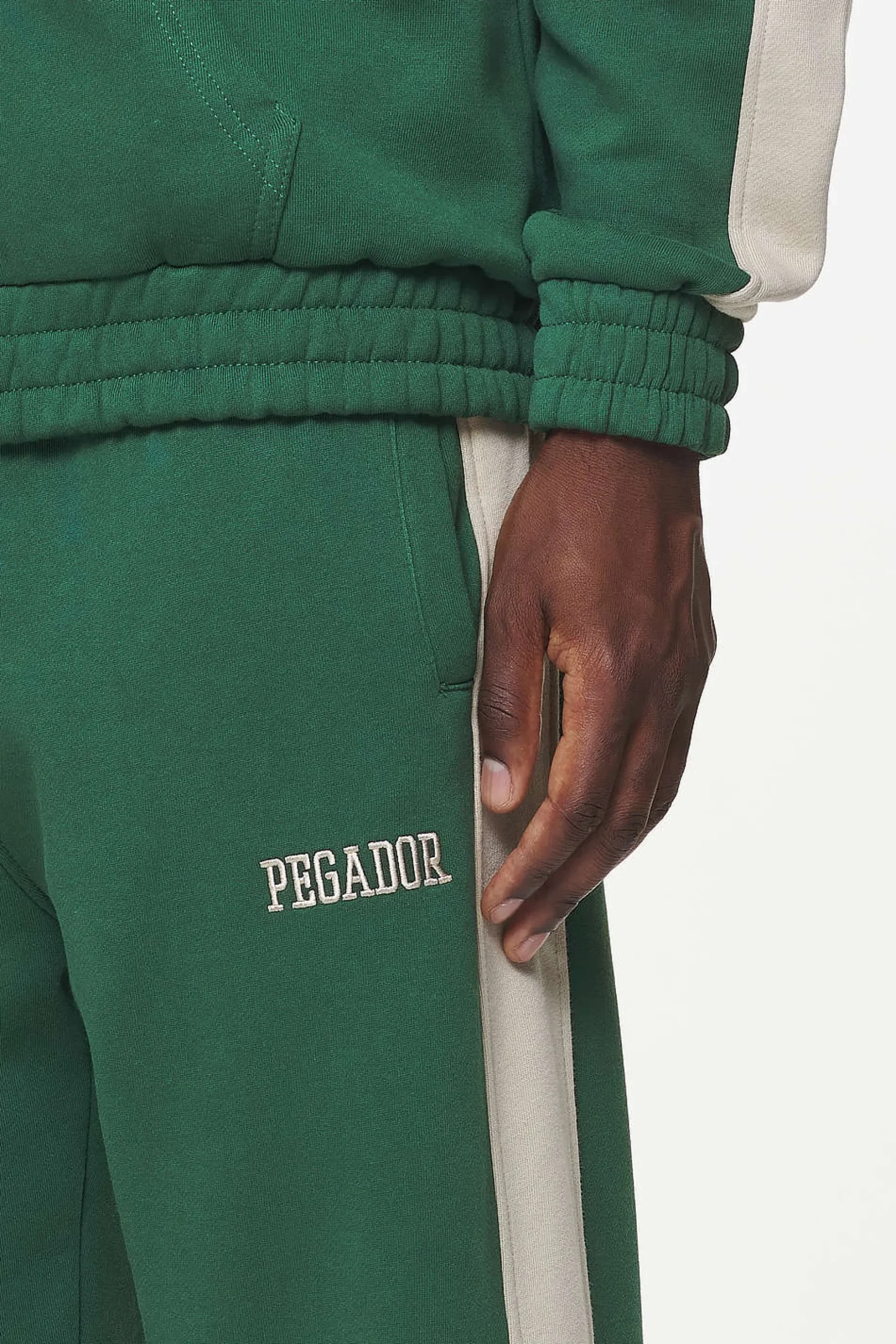 Pegador Pants & Joggers|Aytoun Heavy Sweat Pants Vintage Washed British Green