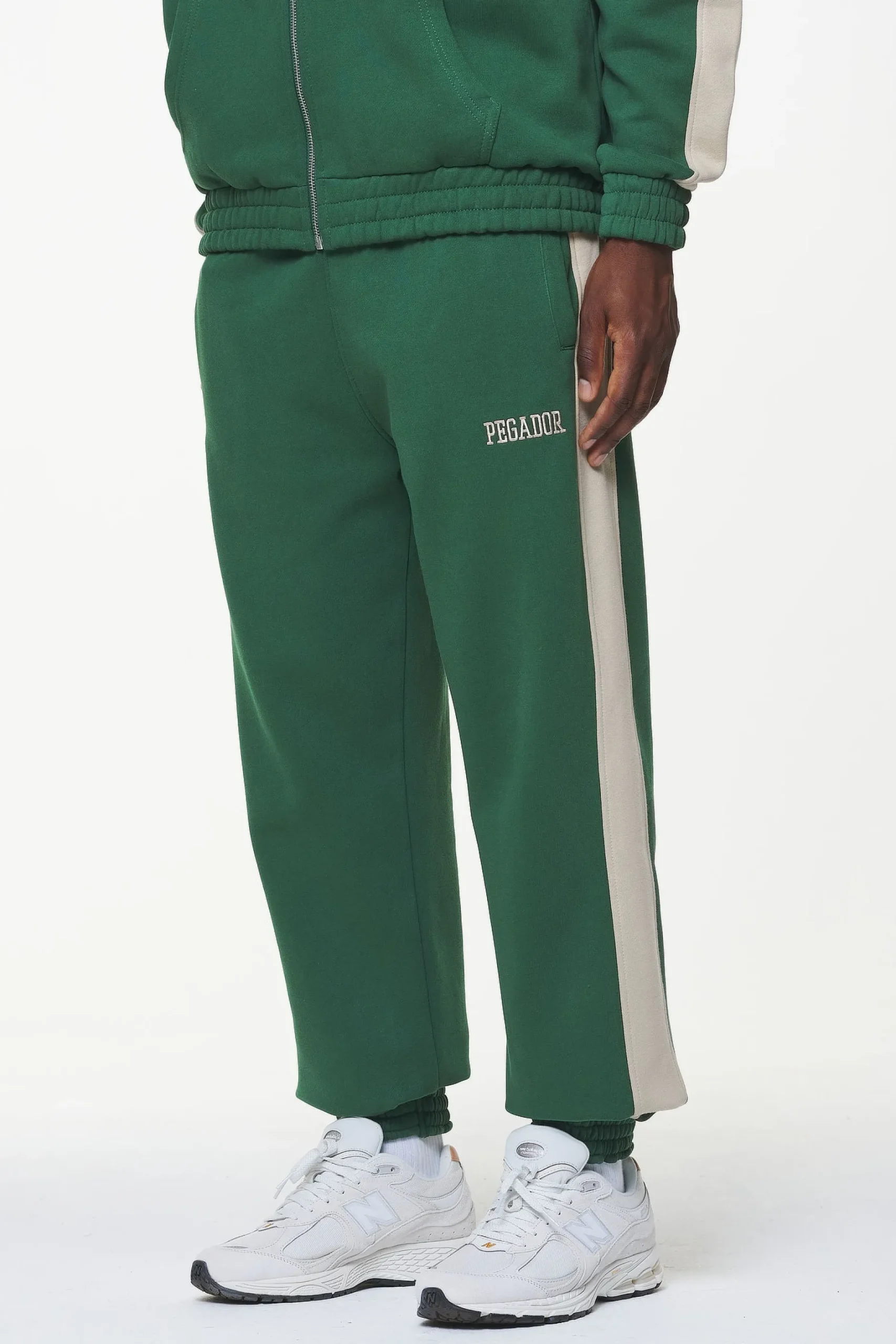 Pegador Pants & Joggers|Aytoun Heavy Sweat Pants Vintage Washed British Green