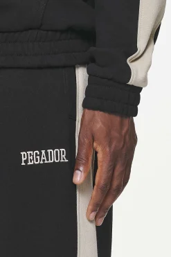 Pegador Pants & Joggers|Aytoun Heavy Sweat Pants Vintage Washed Onyx Black