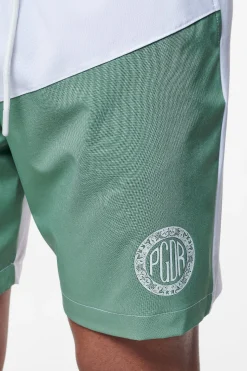 Pegador Swim Shorts|Baker Swim Shorts White Cypress Green