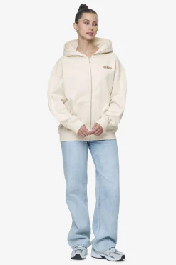 Pegador Hoodies|Zip Hoodies|Balari Oversized Sweat Jacket Washed Coast Sand
