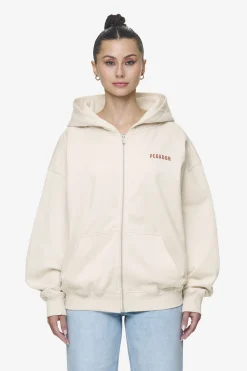 Pegador Hoodies|Zip Hoodies|Balari Oversized Sweat Jacket Washed Coast Sand
