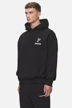Pegador Hoodies|Baldock Oversized Hoodie Washed Black