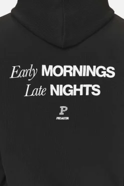 Pegador Hoodies|Baldock Oversized Hoodie Washed Black
