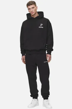 Pegador Hoodies|Baldock Oversized Hoodie Washed Black
