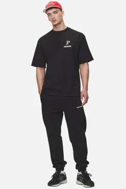 Pegador Tees|Baldock Oversized Tee Washed Black