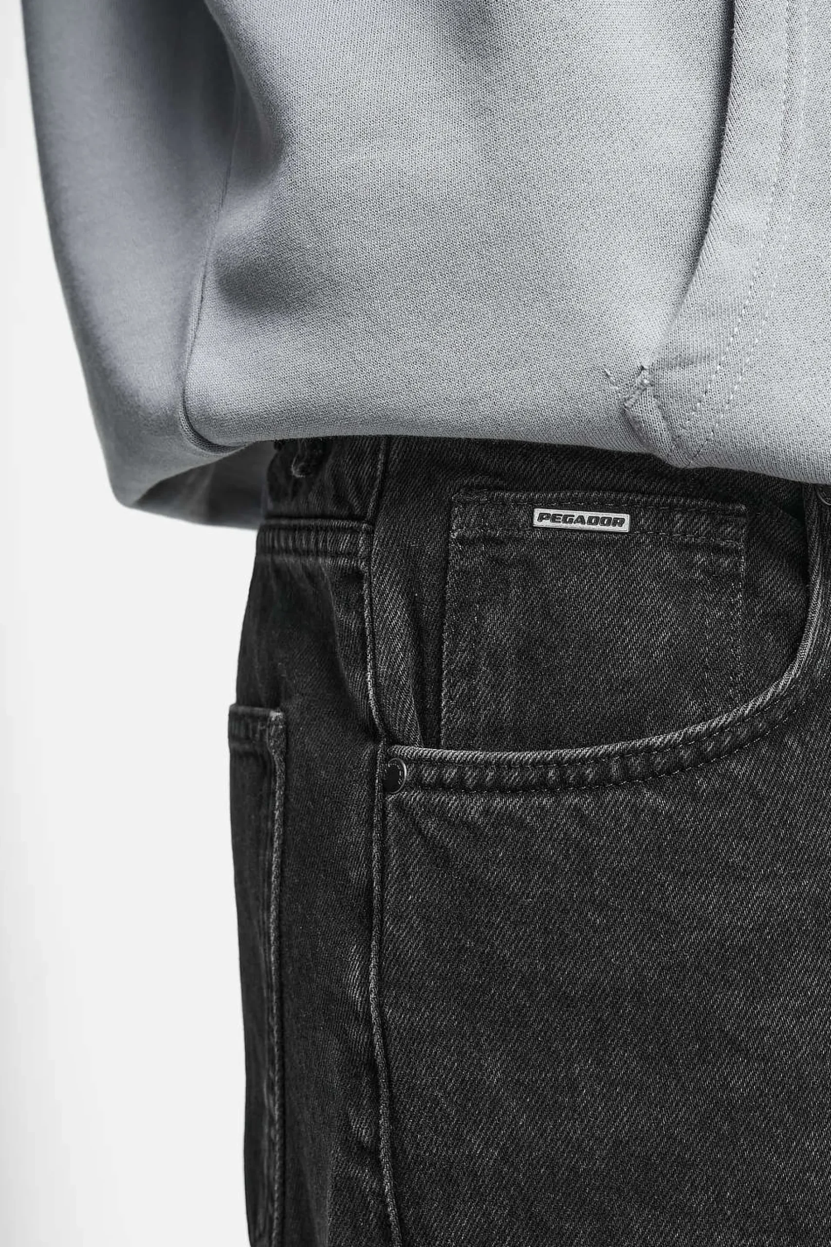 Pegador Jeans|Baltra Baggy Jeans Washed Black