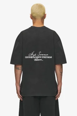 Pegador Tees|Banberry Oversized Tee Vintage black