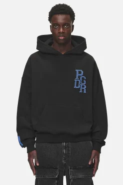 Pegador Hoodies|Bandon Boxy Hoodie Washed Black