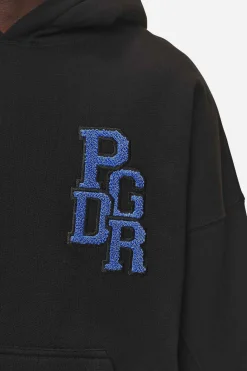 Pegador Hoodies|Bandon Boxy Hoodie Washed Black
