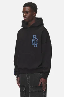 Pegador Hoodies|Bandon Boxy Hoodie Washed Black