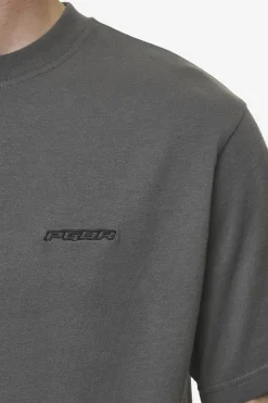 Pegador Tees|Bane Slim Tee Washed Anthracite