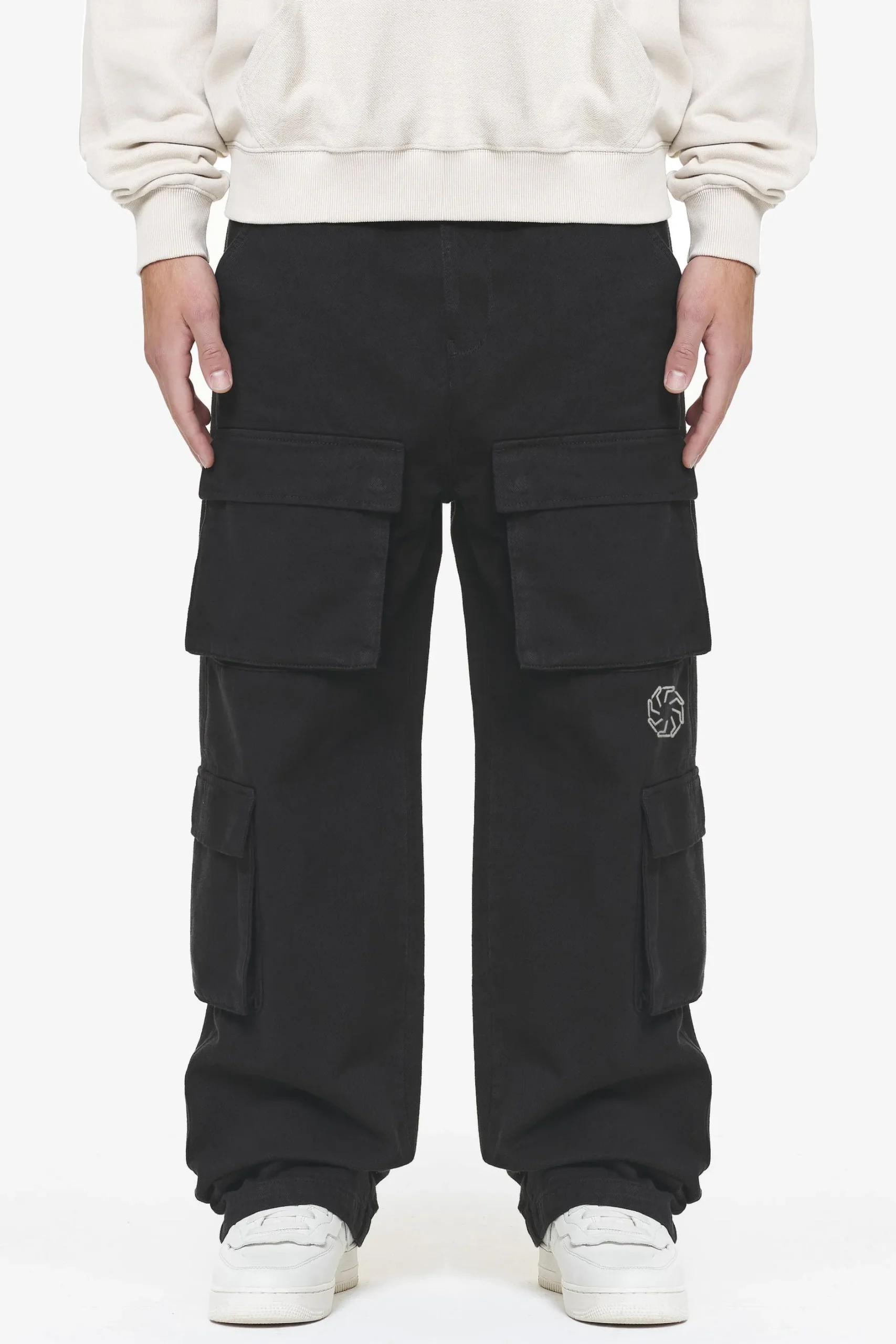 Pegador Cargos|Bantam Wide Cargo Pants Black