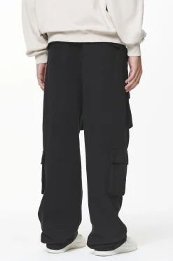 Pegador Cargos|Bantam Wide Cargo Pants Black