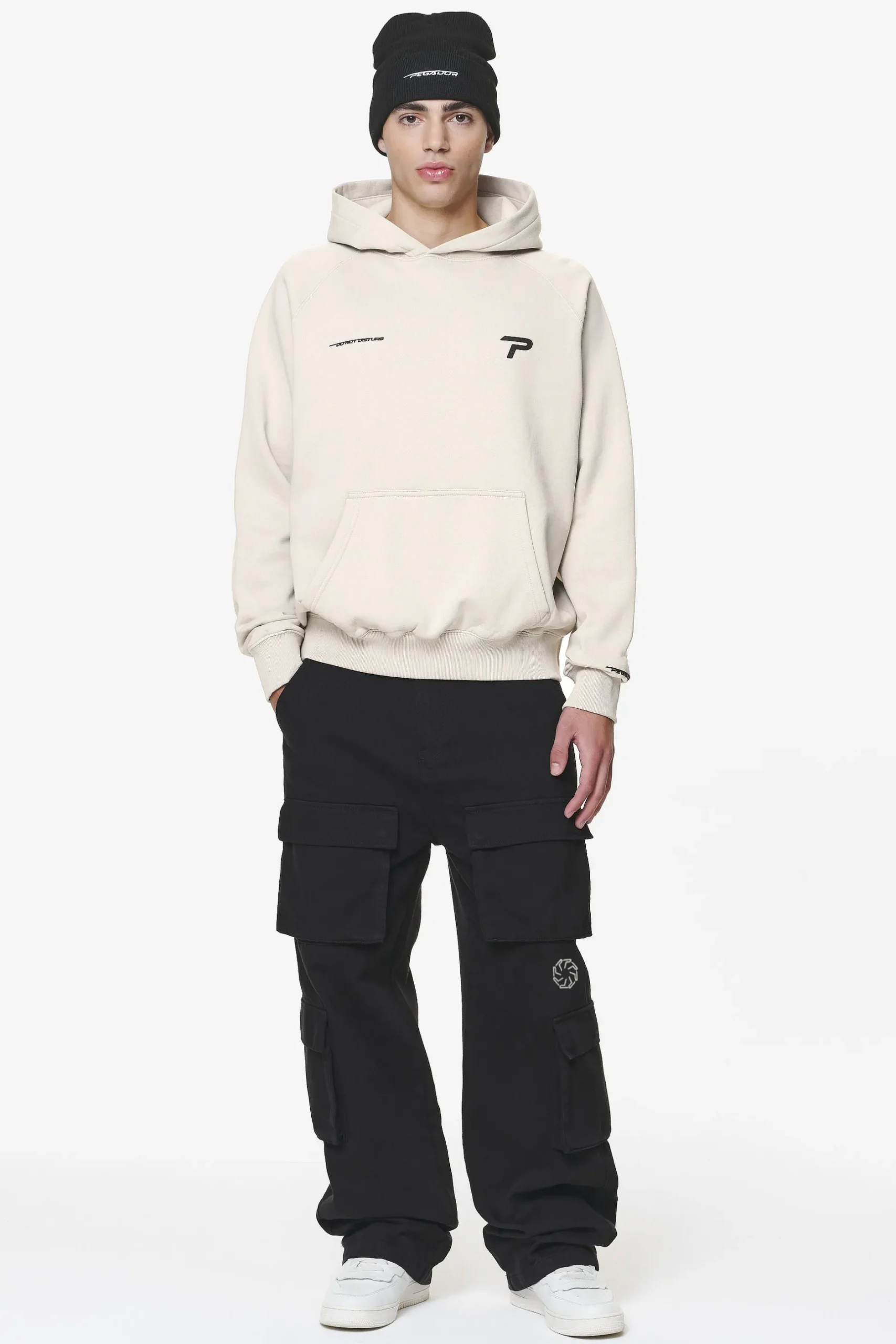 Pegador Cargos|Bantam Wide Cargo Pants Black