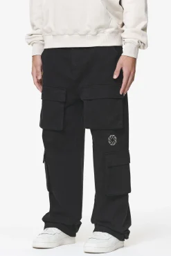 Pegador Cargos|Bantam Wide Cargo Pants Black