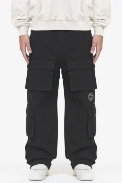 Pegador Cargos|Bantam Wide Cargo Pants Black
