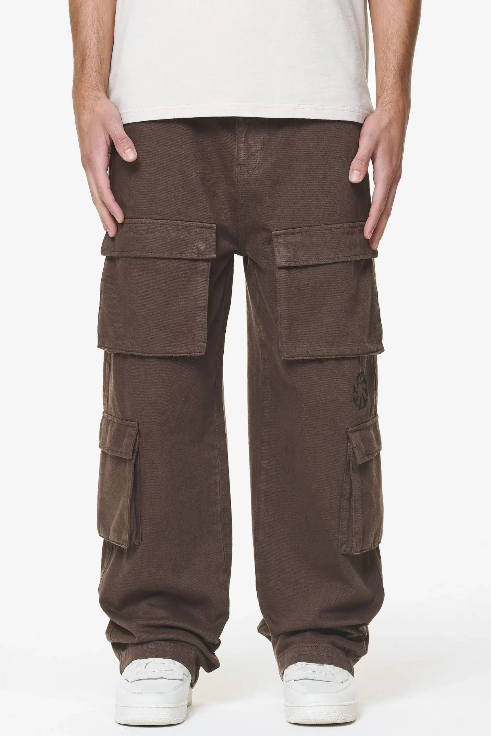 Pegador Cargos|Bantam Wide Cargo Pants Oak Brown