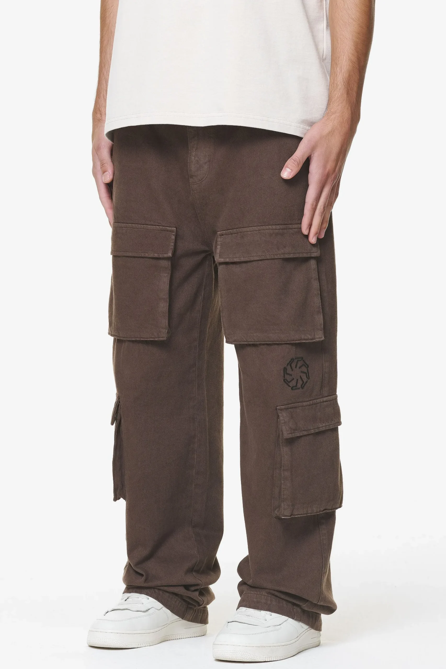 Pegador Cargos|Bantam Wide Cargo Pants Oak Brown