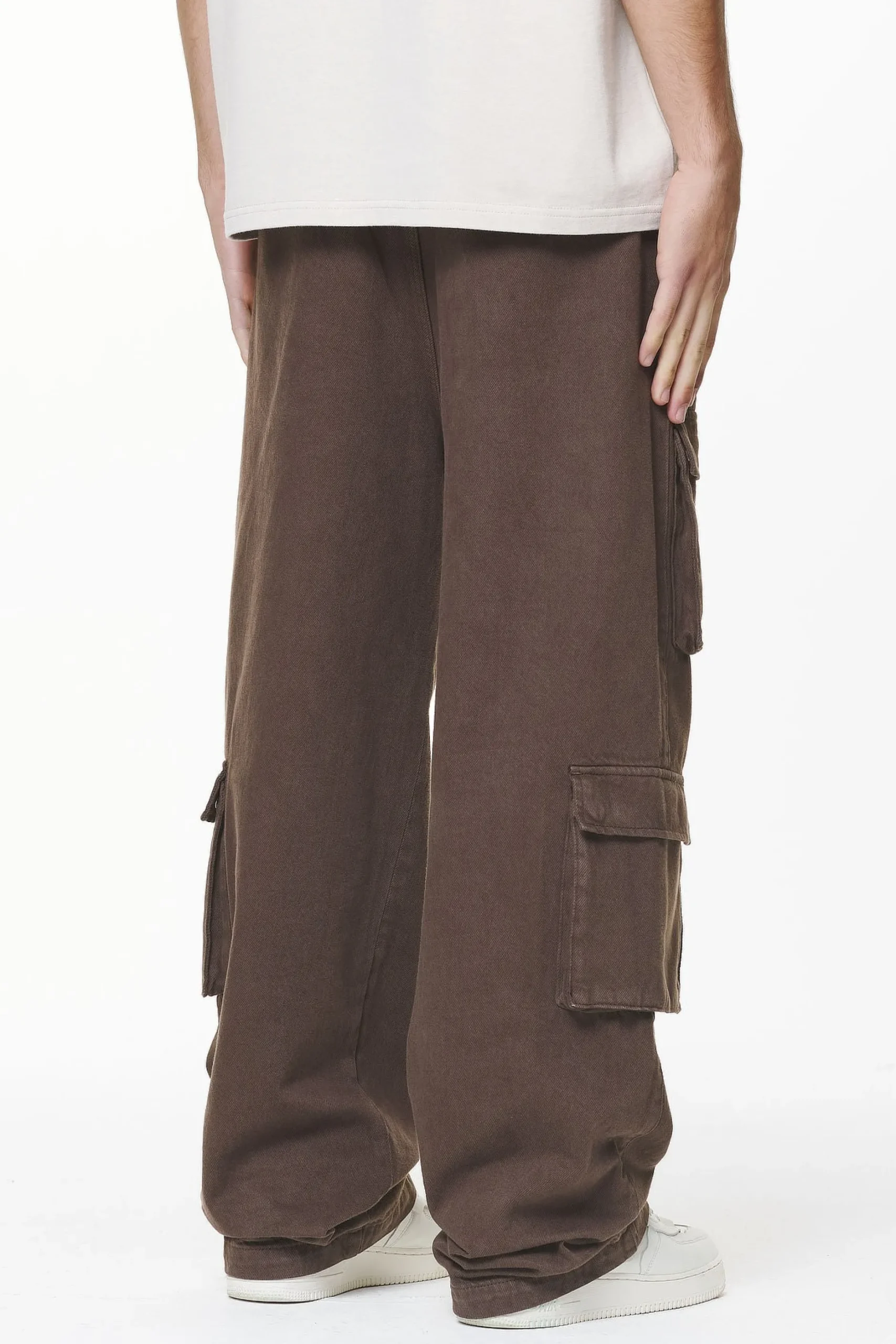 Pegador Cargos|Bantam Wide Cargo Pants Oak Brown