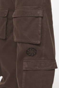 Pegador Cargos|Bantam Wide Cargo Pants Oak Brown