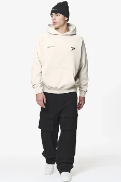 Pegador Hoodies|Barone Raglan Hoodie Washed Dust Cream
