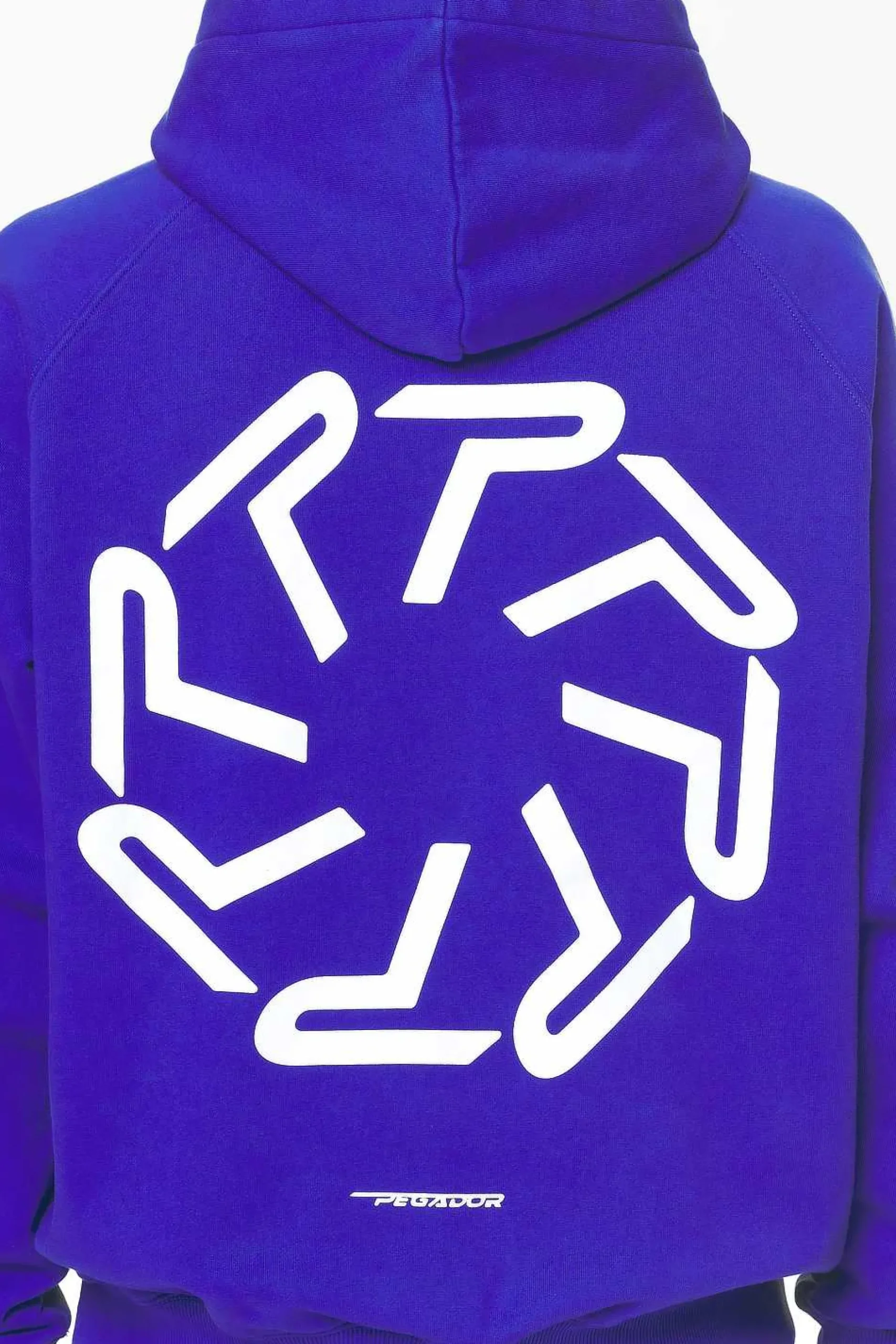 Pegador Hoodies|Barone Raglan Hoodie Washed Endless Blue