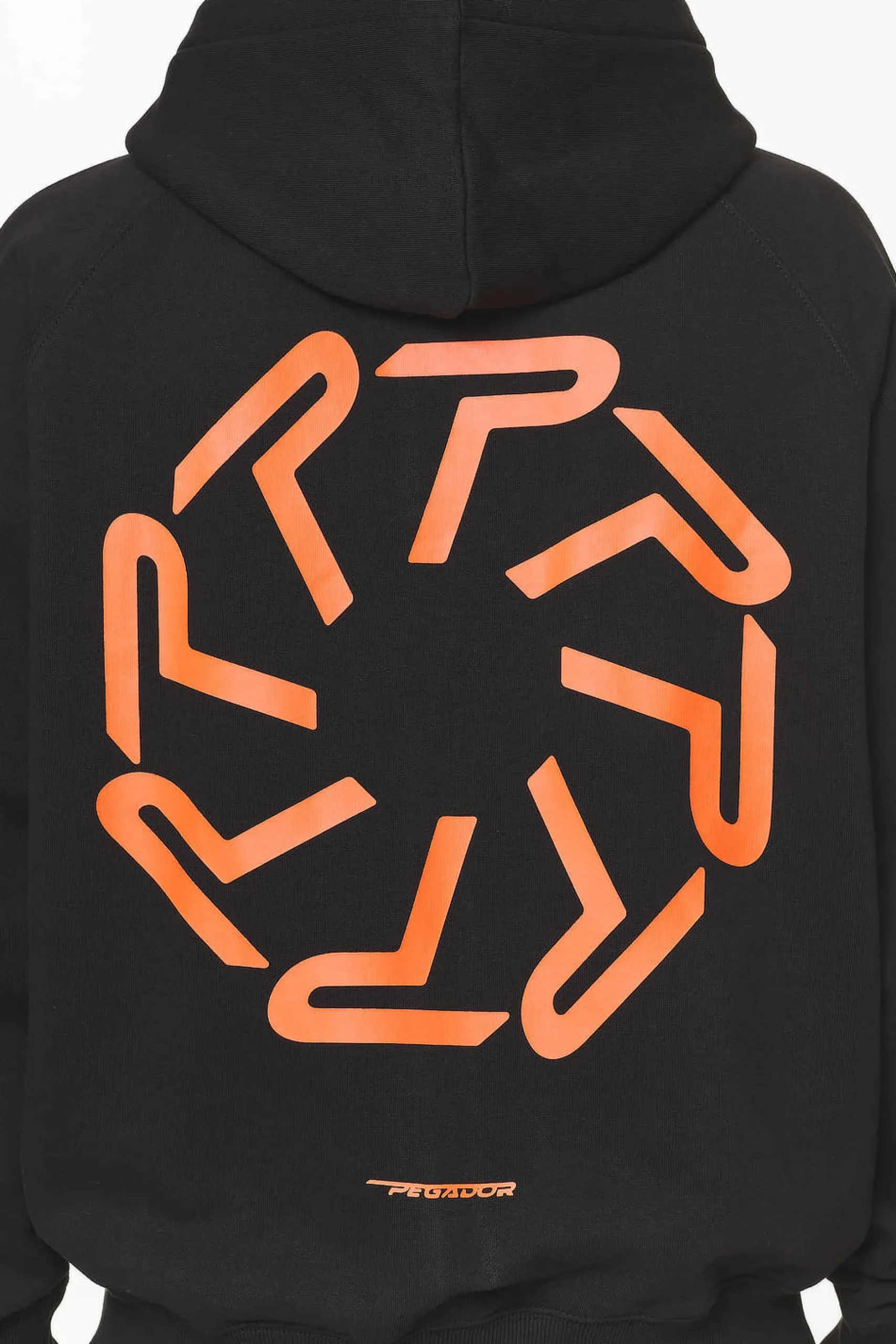 Pegador Hoodies|Zip Hoodies|Barone Raglan Sweat Jacket Black
