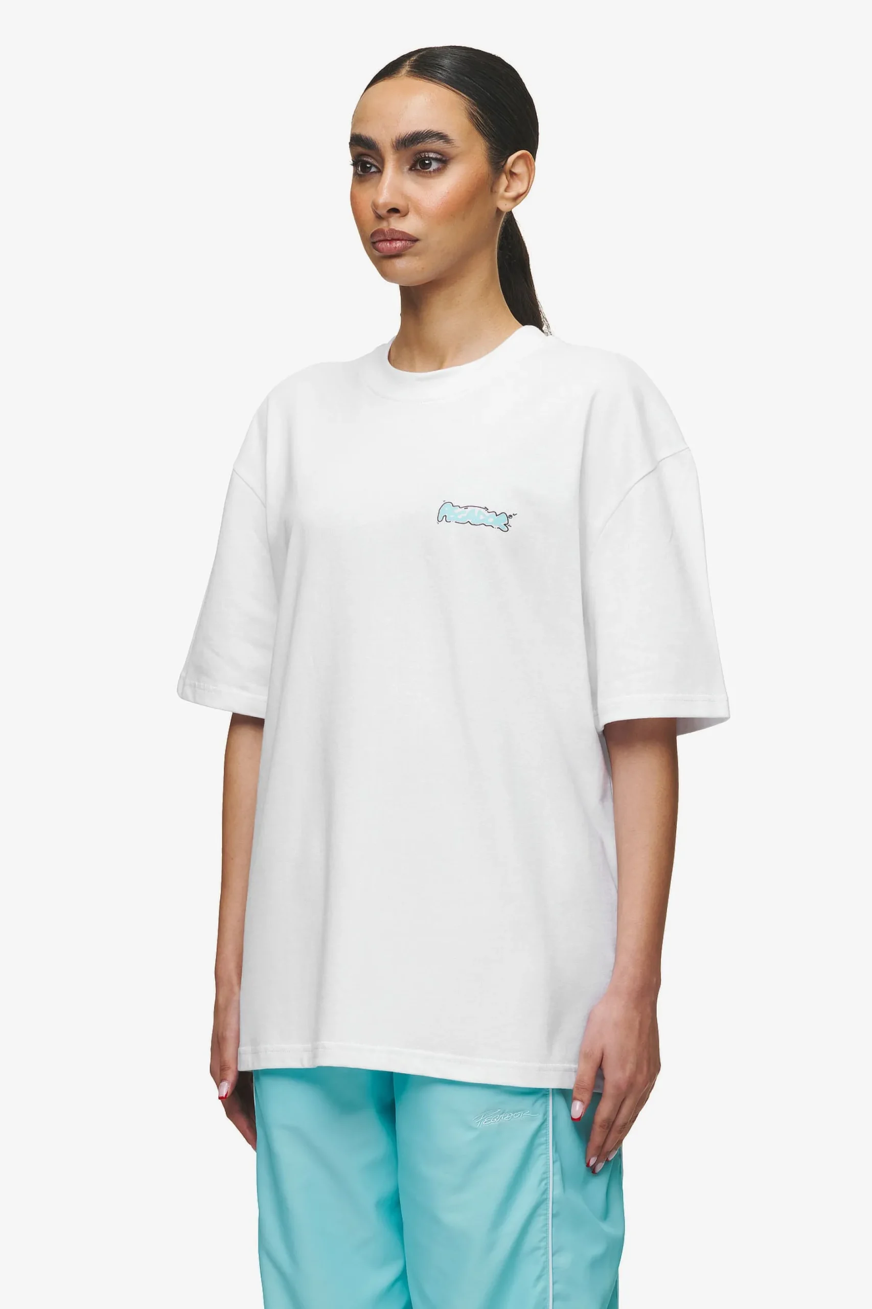 Pegador Tees|Barret Oversized Tee White