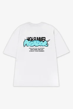 Pegador Tees|Barret Oversized Tee White