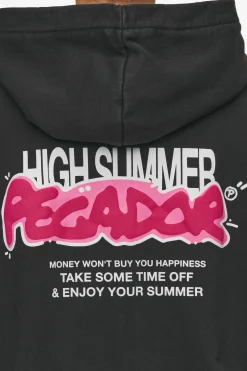 Pegador Hoodies|Zip Hoodies|Barret Terry Oversized Sweat Jacket Vintage Black