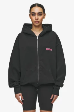 Pegador Hoodies|Zip Hoodies|Barret Terry Oversized Sweat Jacket Vintage Black