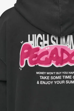 Pegador Hoodies|Zip Hoodies|Barret Terry Oversized Sweat Jacket Vintage Black