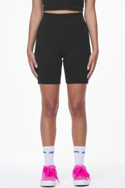 Pegador Shorts|Barrie Rib Biker Shorts Black