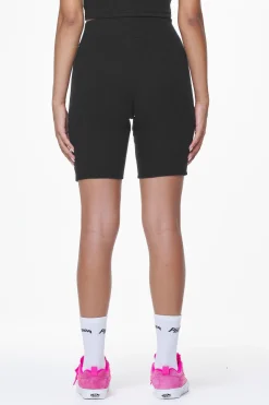 Pegador Shorts|Barrie Rib Biker Shorts Black