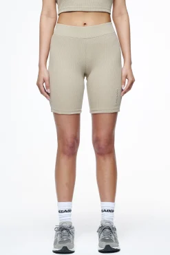 Pegador Shorts|Barrie Rib Biker Shorts Vintage Washed Espresso