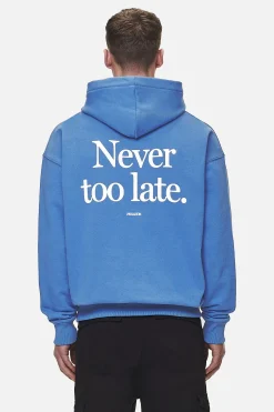 Pegador Hoodies|Bass Oversized Hoodie Washed Retro Blue