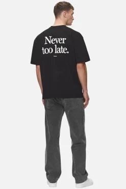 Pegador Tees|Bass Oversized Tee Washed Black