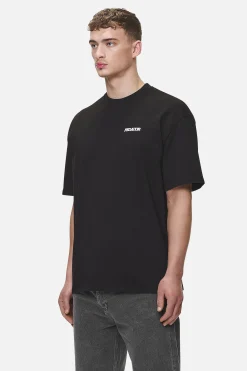 Pegador Tees|Bass Oversized Tee Washed Black