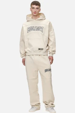 Pegador Pants & Joggers|Beech Baggy Sweat Pants Washed Desert Sand